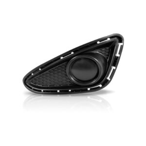 Par Moldura Grade Farol Milha Hb20 Sem Furo Milha Preto Ambos Os Lados