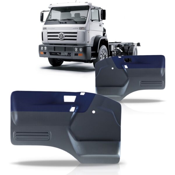 Jogo Forro Porta Caminhão Volkswagen Worker Titan Cinza