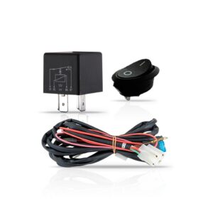 Kit Farol De Milha + Moldura Fiat Mobi 2014 2015 2016 2017 Preto