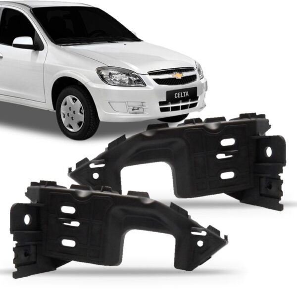 Par De Guia Parachoque Dianteiro Celta Prisma 2006 A 16.