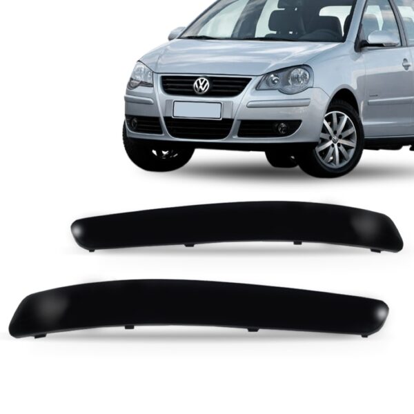 Par Moldura Friso Parachoque Polo 2007 2008 2009 A 2011 2012 Preto