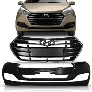 Parachoque Hb20 2016/18 Sedan Grade Friso 1a Linha Novo Preto