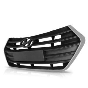 Parachoque Hb20 2016 A 2018 Hatch + Grade Friso Novo Preto