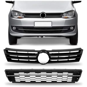 Kit Tela Fox 2010/2014 Infer E Sup Preto C Friso Cromado