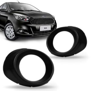 Par Moldura Grade Farol Milha C/ Furo Ka 2015 2016 2017.