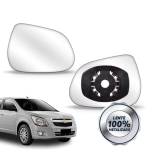 Par Lente Retrovisor Cobalt 2012 A 2017 Com Base. Não