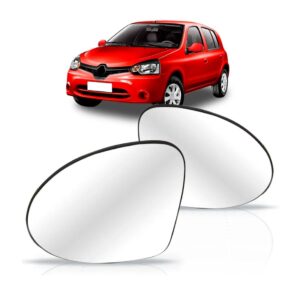 Par Lente Retrovisor Clio 2013 A 2017 Com Base Mega Desconto
