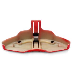 Capa Pinça De Freio Vermelha Dub Universal Kit 4 Peças Br2 Vermelho