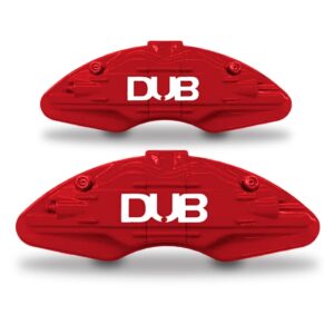 Capa Pinça Freio Esportiva Dub Cereja Kit 4 Peças Cereja