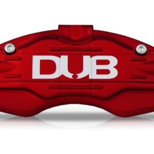 Capa Pinça Freio Esportiva Dub Cereja Kit 4 Peças Cereja