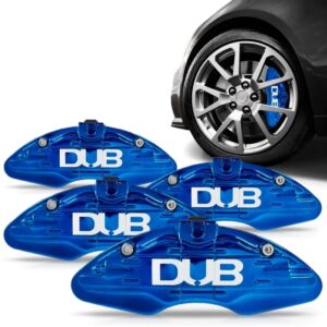 Kit 04 Capa Pinça Freio Esportiva Dub Azul Azul