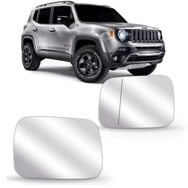 Par Lente Retrovisor Jeep Renegade Com Base 2015 16 17 2018