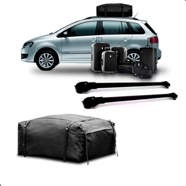 Kit Maleiro Dobravel 380l + Travessa Slim Spacefox 2005 A 17 Preto