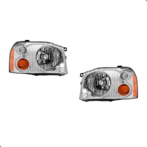 Kit Para Frontier 2003 A 2007 Par Farol E Par Lanternas Fumê Ambos Lados