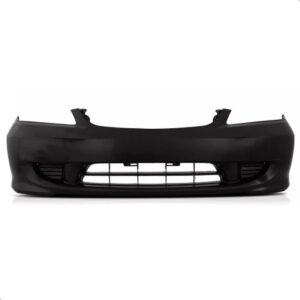 Parachoque Civic 2004 A 2005 C/ Grade Modelo Coupe 1a Linha Preto