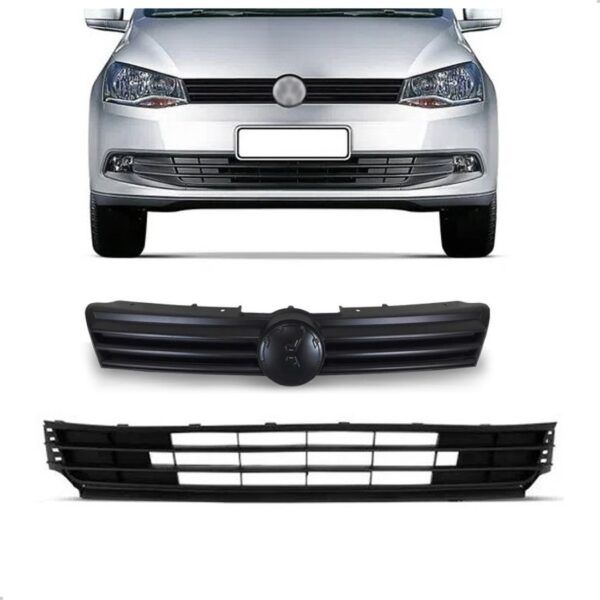 Par De Grade Gol Voyage G6 2013 A 2015 Superior E Inferior Plástico