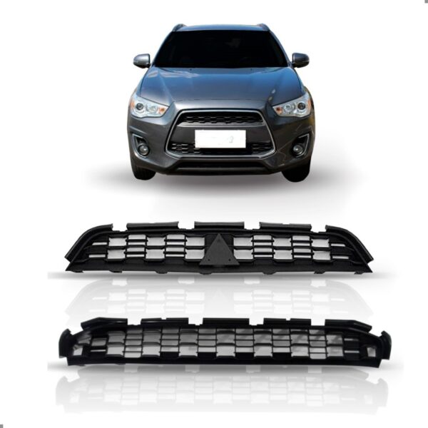 Kit Grade Para Mitsubishi Asx 2014 2015 2016 Preto