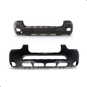 Kit Parachoque Santa Fe 2007 2008 2009 Dianteiro E Traseiro Preto