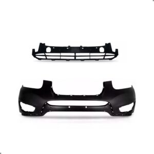 Parachoque Santa Fe 2010 2011 2012 2013 Com Grade Central Preto