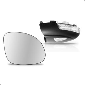 Kit Lente Pisca Retrovisor Para Tiguan 2009 A 2017 Esquerdo