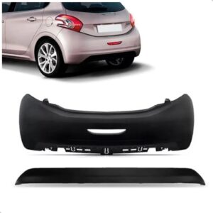 Parachoque Para Peugeot 208 Ano 17 A 20 Traseiro Com Spoiler