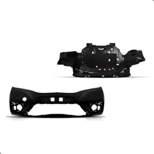 Parachoque Honda Fit 2014 2017 C/defletor Inferior 1a Linha  Preto