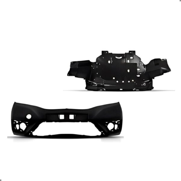 Parachoque Honda Fit 2014 2017 C/defletor Inferior 1a Linha  Preto