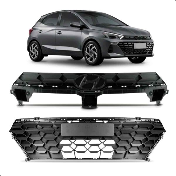 Kit Grade Para Hyundai Hb20 Hb20s 2023 2024 Preto
