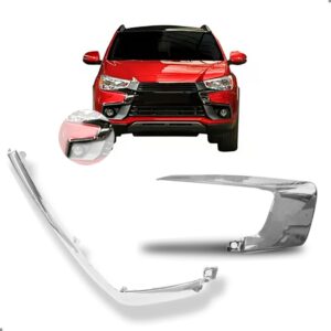 Par Moldura Cromada Asx 2017 A 2022 Inferior E Sup Direita Cromado - Inferior E Superior Direita