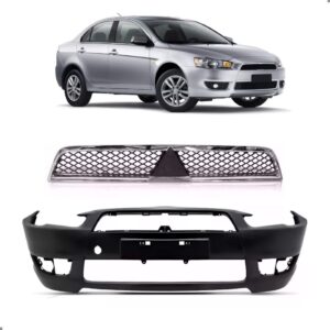Envolvente Para Lancer 2008 A 2019 Com Grade Superior Preto