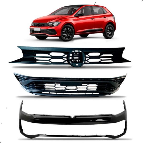 Kit Envolvente Polo Track 2023 2024 Grades Superior Inferior Preto