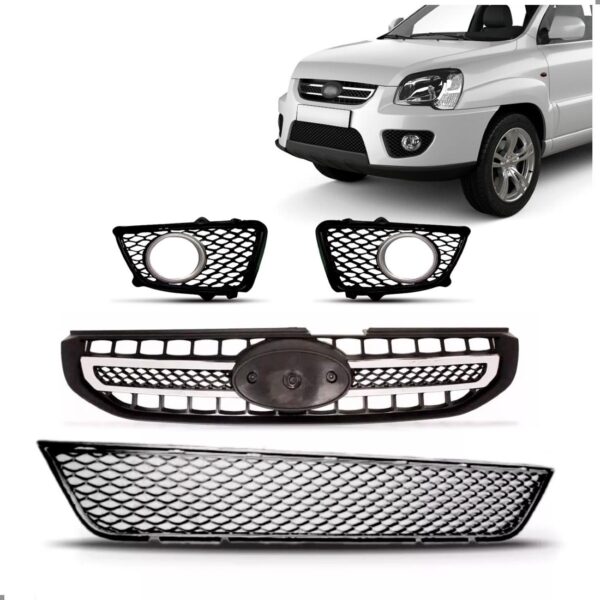 Kit De Grades Para Kia Sportage 2009 2010 2011 Preto