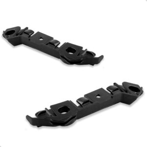 Kit Envolvente Dianteiro Com Guias Para C180 2015 A 2018 Preto