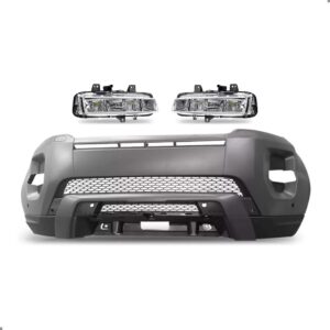 Parachoque Evoque Dynamic 12 A 14 S/ Furo Camera C/ Par Led Preto