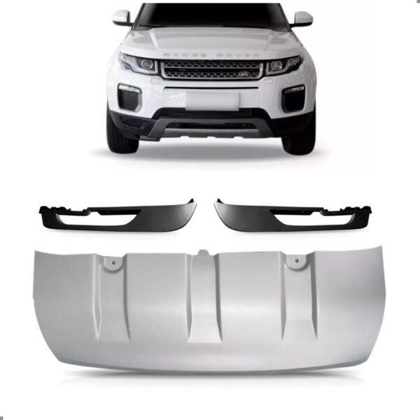 Defletor Evoque Se 2016 2017 2018 Com Par De Spoiler Preto Cinza