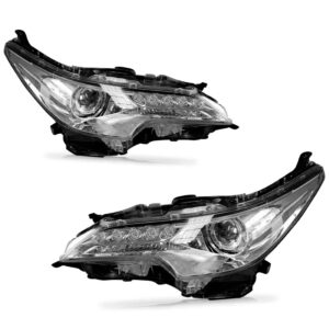 Par Farol Hilux Sw4 2016 A 20 C/ Led E Motor E Grade Cromada Ambos Lados