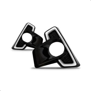 Kit Grade + Moldura Hilux 2018 2019 2020 Cromada E Pto Preto Cromado