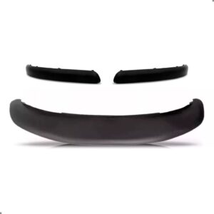 Kit Polo 2007 A 2011 Spoiler Dianteiro E Par De Apliques Preto