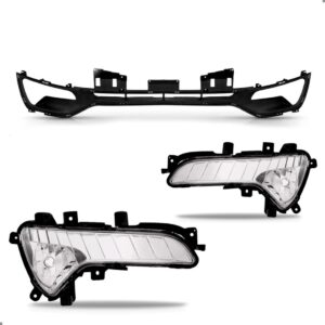 Kit Grade Parachoque Sportage Ex 2014 A 2016 + Par Milhas Preto