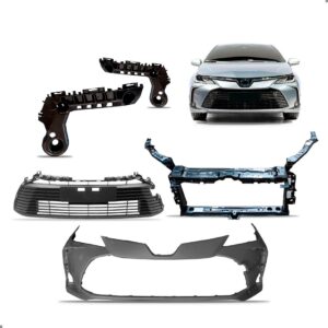 Conjunto Frente Para Toyota Corolla 2020 A 2024 Preto