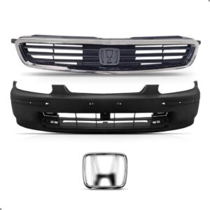 Kit Parachoque Para Honda Civic 1996 1997 1998 Preto
