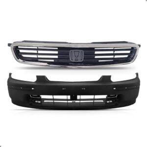 Kit Parachoque Para Honda Civic 1996 1997 1998 Preto