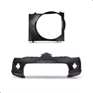 Kit Parachoque Defletor Para L200 Triton Dakar 2010 A 2013 Preto