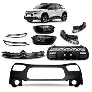 Kit Frente Para Citroen C4 Catus 2019 2020 2021 2022 23 2024 Preto