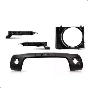 Kit Envolvente Com Defletor Para L200 Triton 2011 2012 Preto