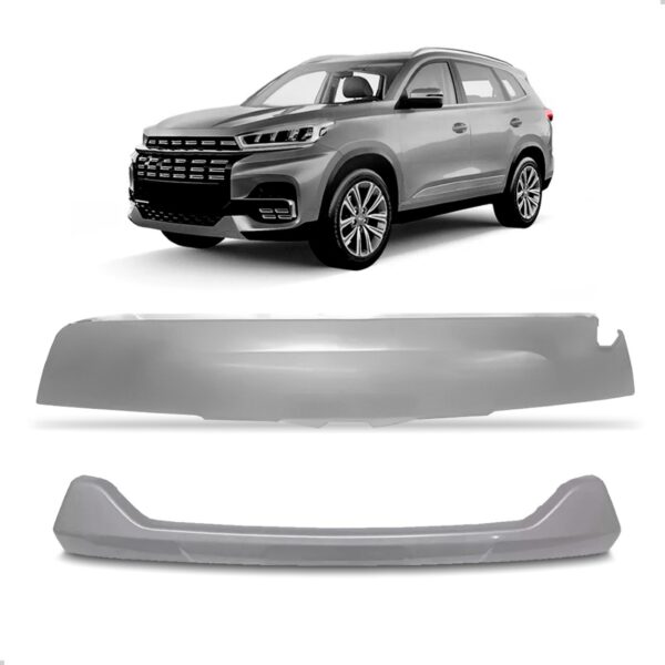 Par Spoiler Saia Tiggo 8 2021 A 2023 Dianteiro E Traseiro Cinza