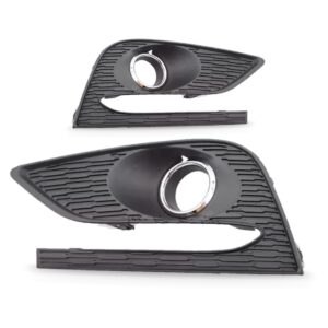 Par Grade Parachoque Cruze 2017 A 2019 Dianteiro Aro Cromado Preto