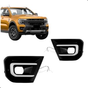 Par Grade Milha Para Ranger 2024 2025 2026 Com Drl Par Grade Milha Ambos Lados