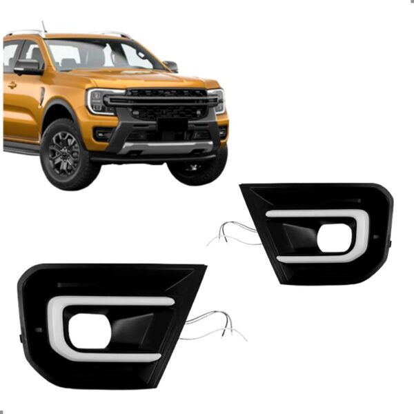 Par Grade Milha Para Ranger 2024 2025 2026 Com Drl Par Grade Milha Ambos Lados