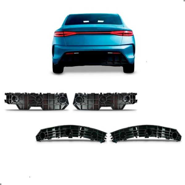 Kit Jogo Suportes Guias Parachoque Seal 2023 A 2025 Traseiro